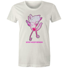 Load image into Gallery viewer, Woof Woof - AS Colour - Women's Maple Tee