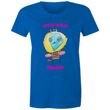 Load image into Gallery viewer, Space Ranger Cat - AS Colour - Women's Maple Tee