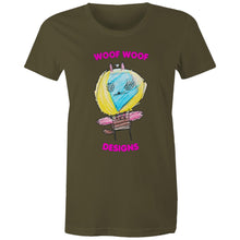 Load image into Gallery viewer, Space Ranger Cat - AS Colour - Women's Maple Tee