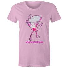 Load image into Gallery viewer, Woof Woof - AS Colour - Women's Maple Tee