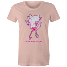 Load image into Gallery viewer, Woof Woof - AS Colour - Women's Maple Tee