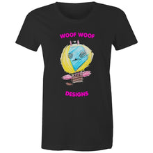 Load image into Gallery viewer, Space Ranger Cat - AS Colour - Women's Maple Tee