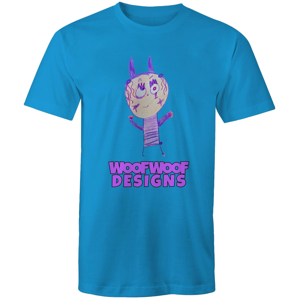 Pixy Purps artwork by Sikiraa on men’s as colour staple t-shirt, Arctic Blue
