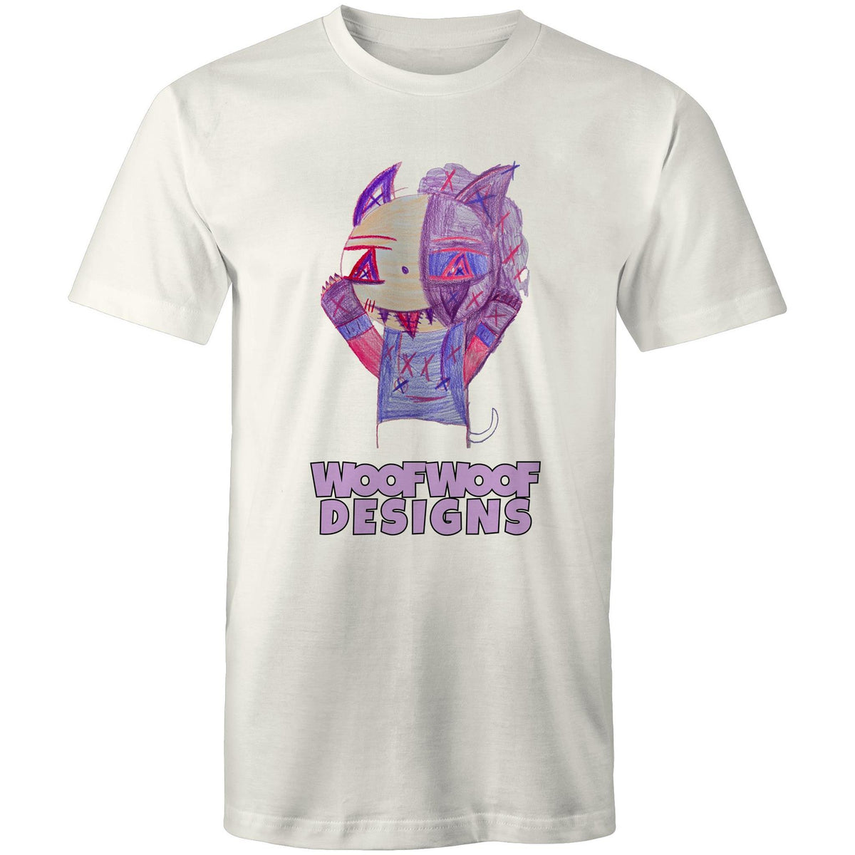 Purple Sun artwork by Sikiraa on men’s as colour staple t-shirt, Natural