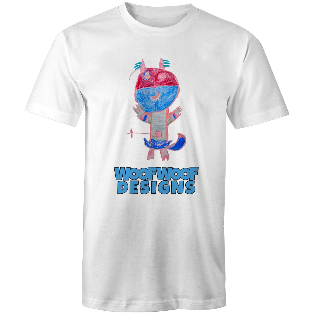 Funtime Tickle Tusk artwork by Sikiraa on men’s as colour staple t-shirt, White