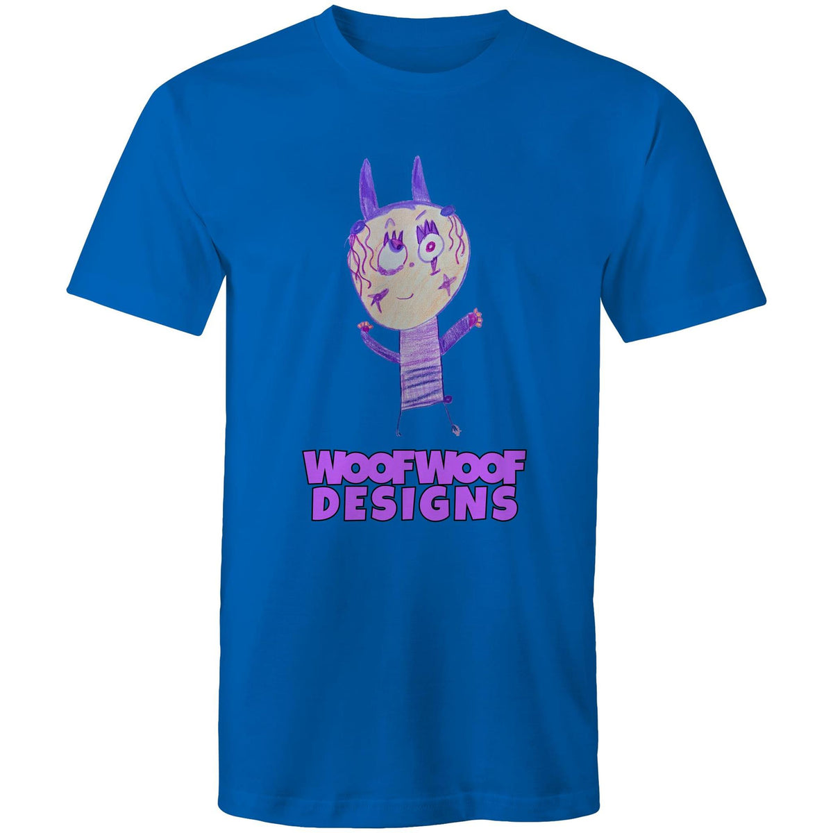 Pixy Purps artwork by Sikiraa on men’s as colour staple t-shirt, Bright Royal