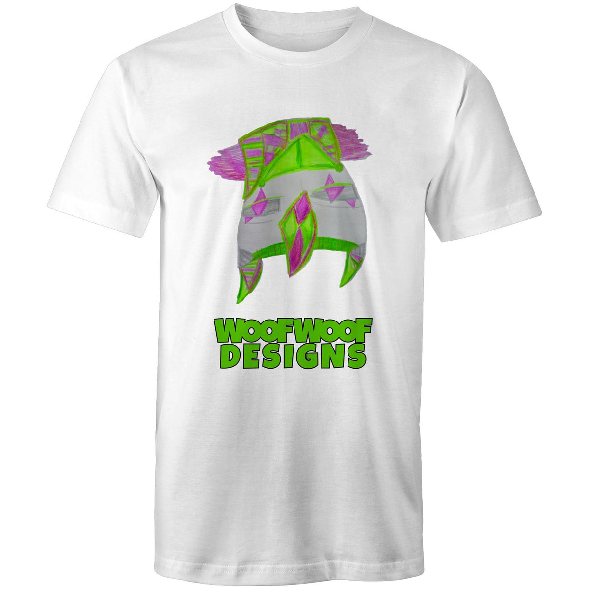 Shock Blast artwork by Sikiraa on men’s as colour staple t-shirt, White