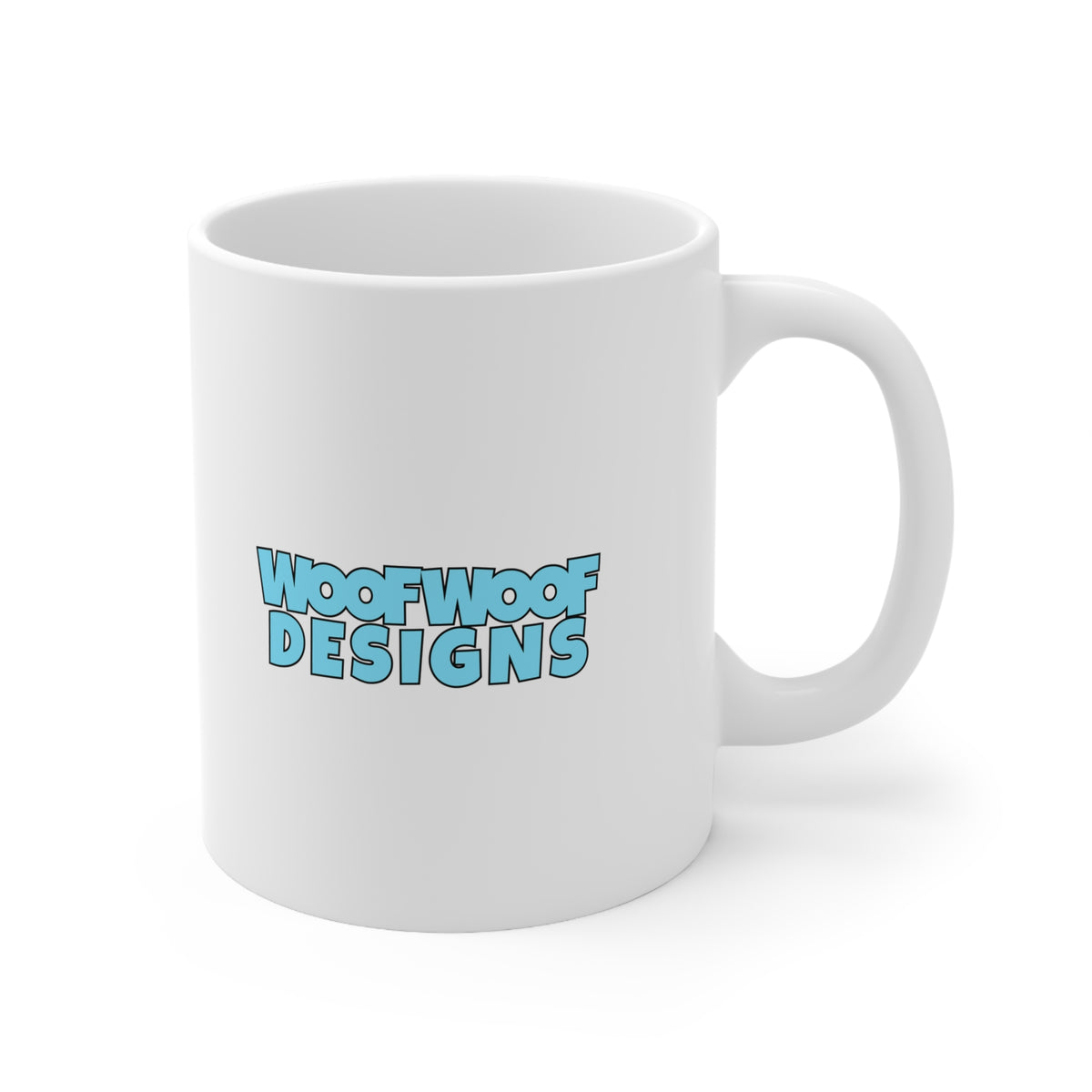 Fireworks Woof Woof artwork by Sikiraa on ceramic mug
