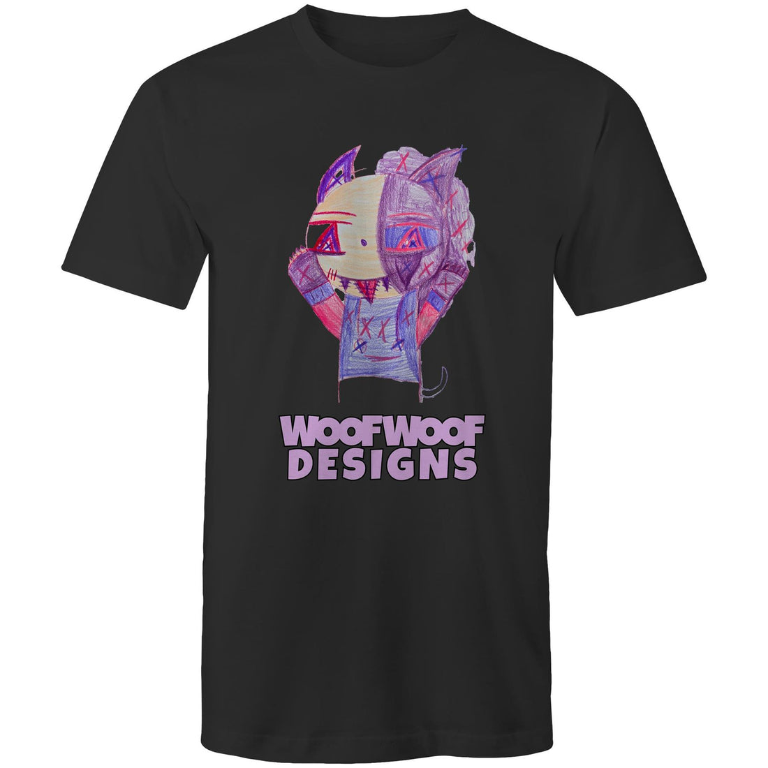Purple Sun artwork by Sikiraa on men’s as colour staple t-shirt, Black