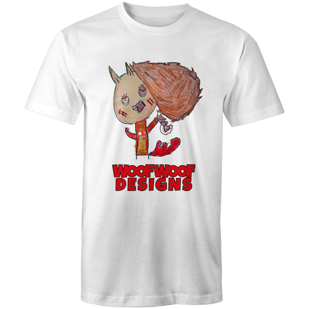 Mumma Cra artwork by Sikiraa on men’s as colour staple t-shirt, White