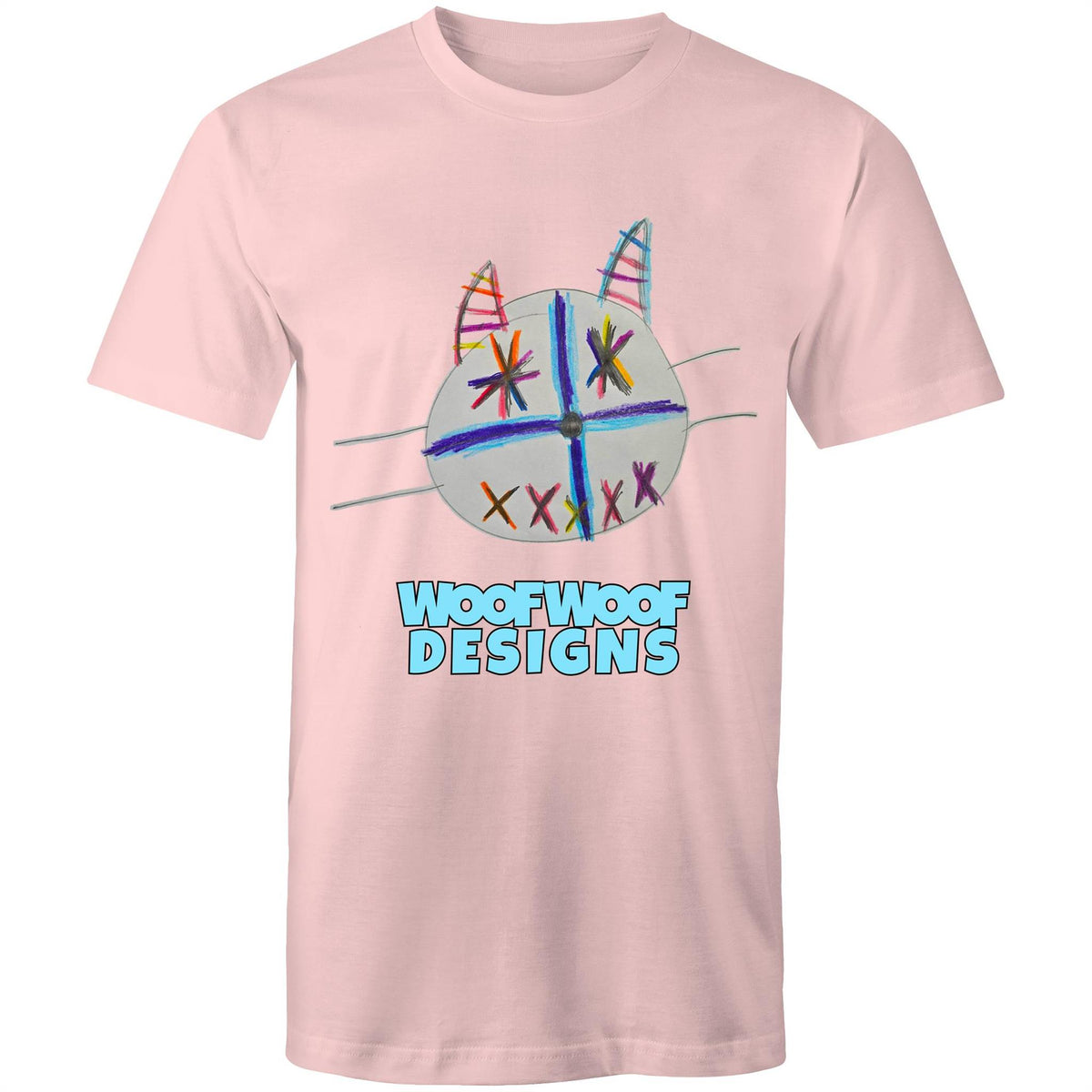 Fireworks artwork by Sikiraa on men’s as colour staple t-shirt, Pink