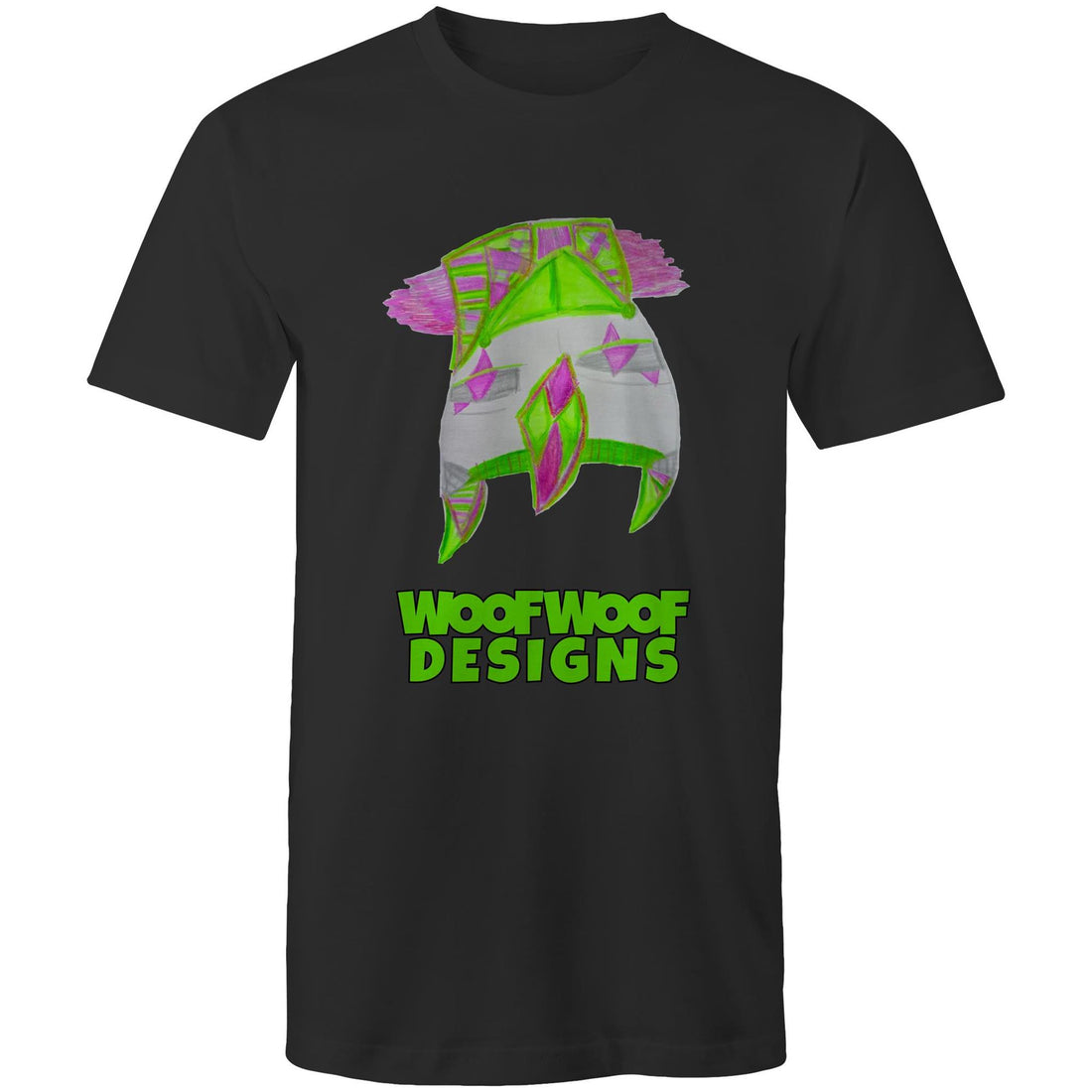 Shock Blast artwork by Sikiraa on men’s as colour staple t-shirt, Black