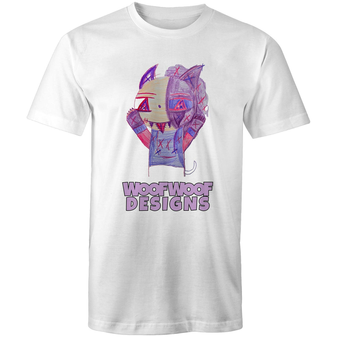 Purple Sun artwork by Sikiraa on men’s as colour staple t-shirt, White