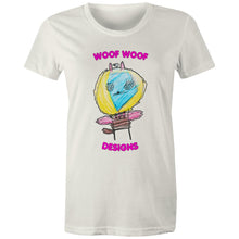 Load image into Gallery viewer, Space Ranger Cat - AS Colour - Women&#39;s Maple Tee
