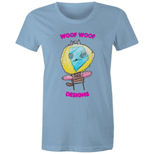 Load image into Gallery viewer, Space Ranger Cat - AS Colour - Women&#39;s Maple Tee
