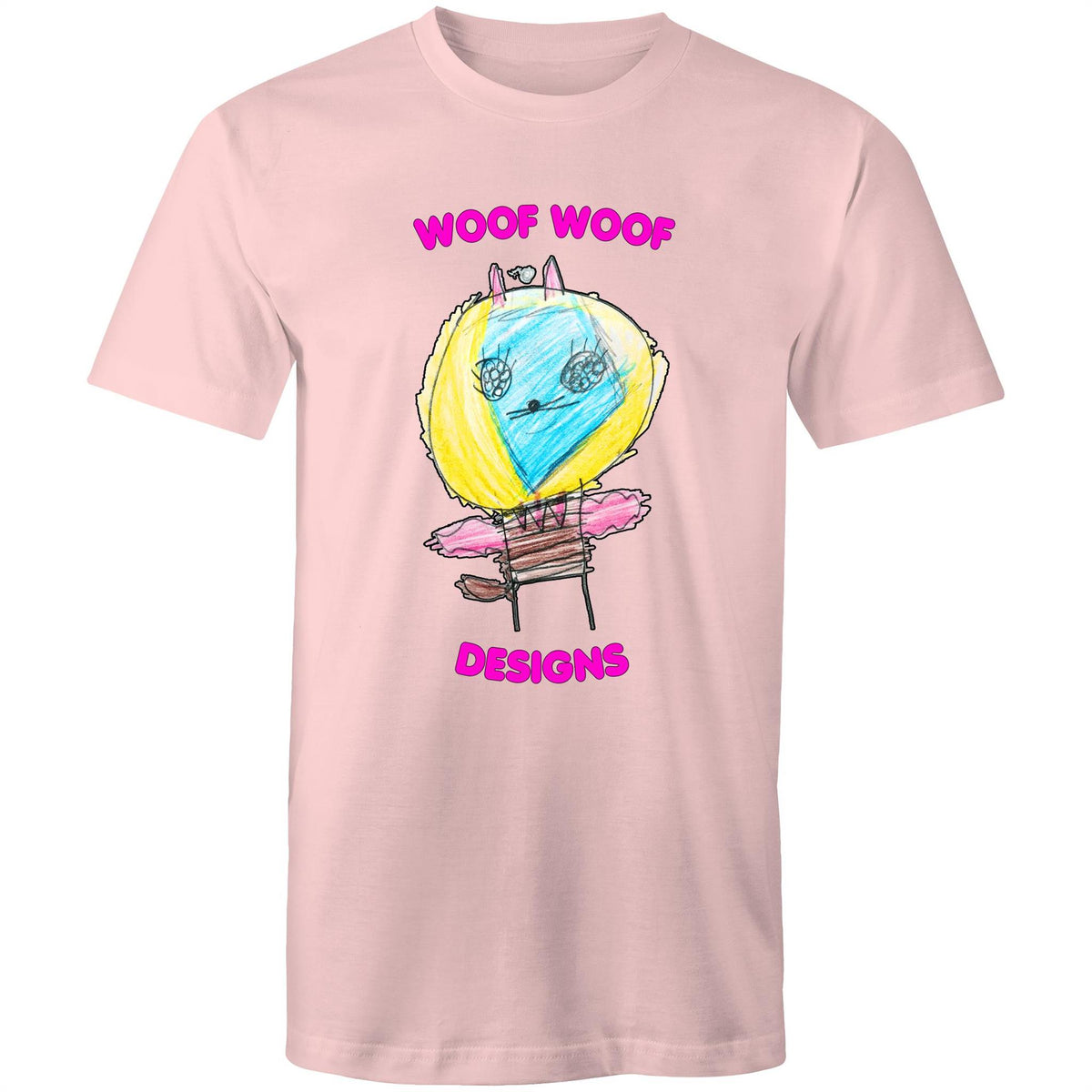Space Ranger Cat artwork by Sikiraa on men’s as colour staple t-shirt, Pink