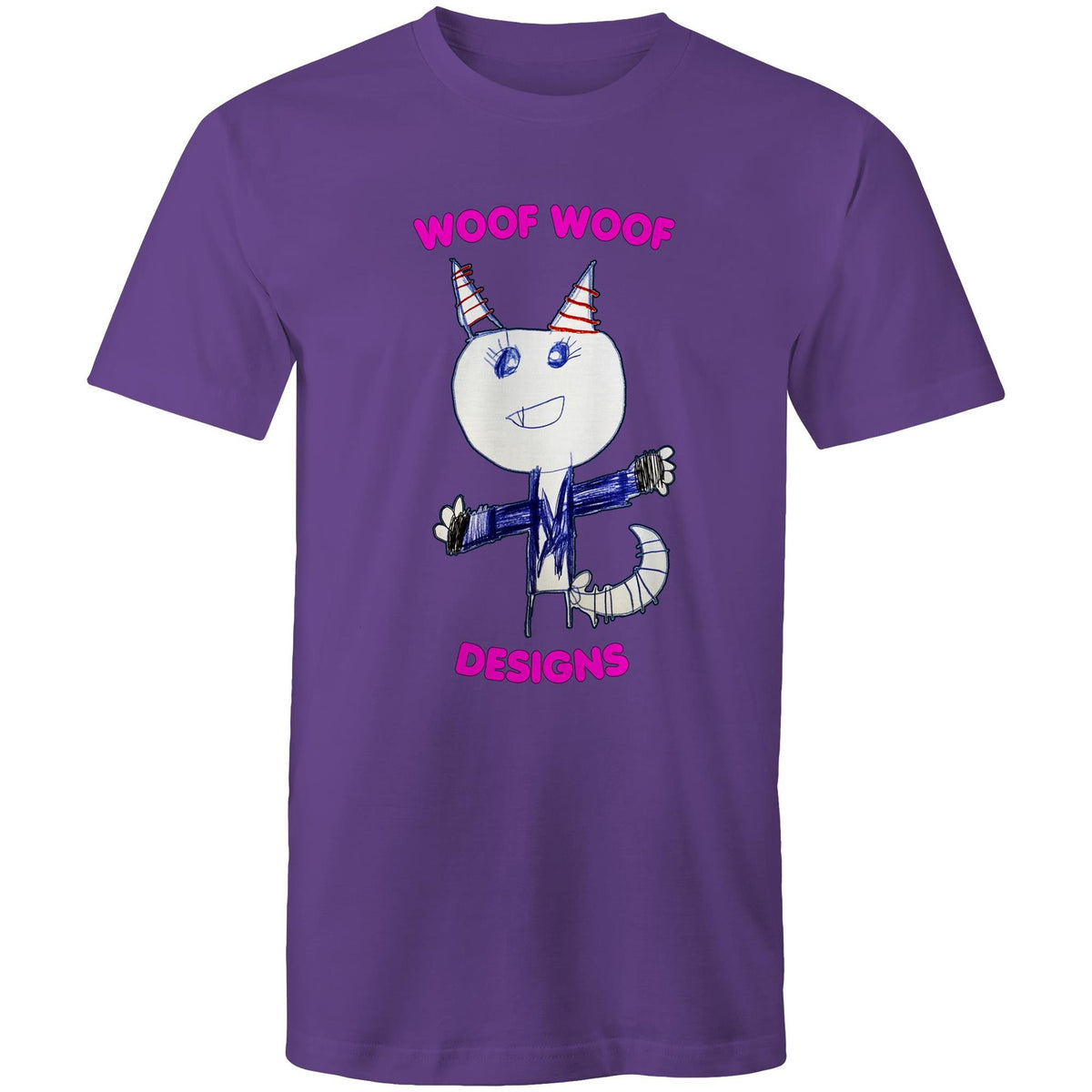 Knowy artwork by Sikiraa on men’s as colour staple t-shirt, Purple
