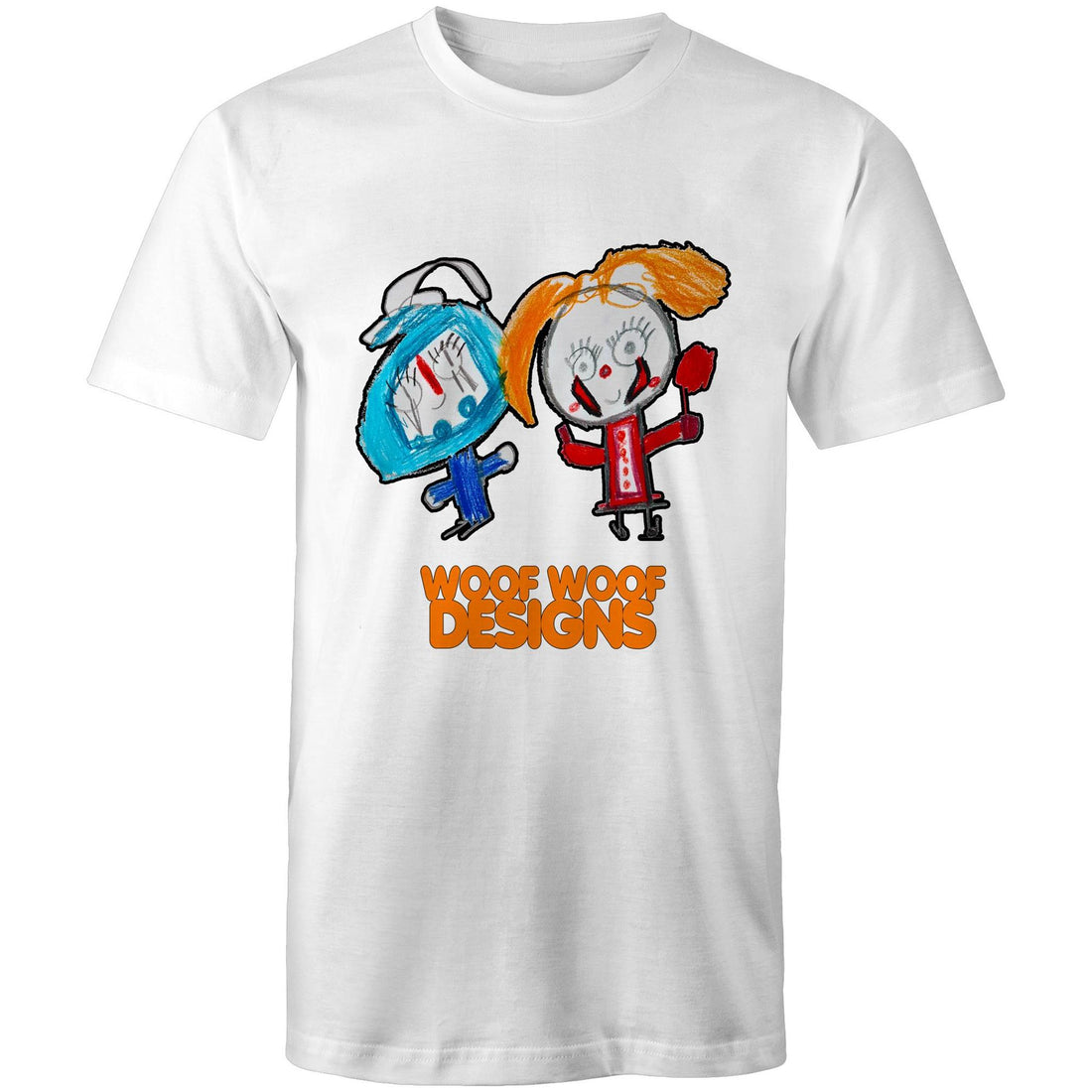 Hokey & Penny artwork by Sikiraa on men’s as colour staple t-shirt, White