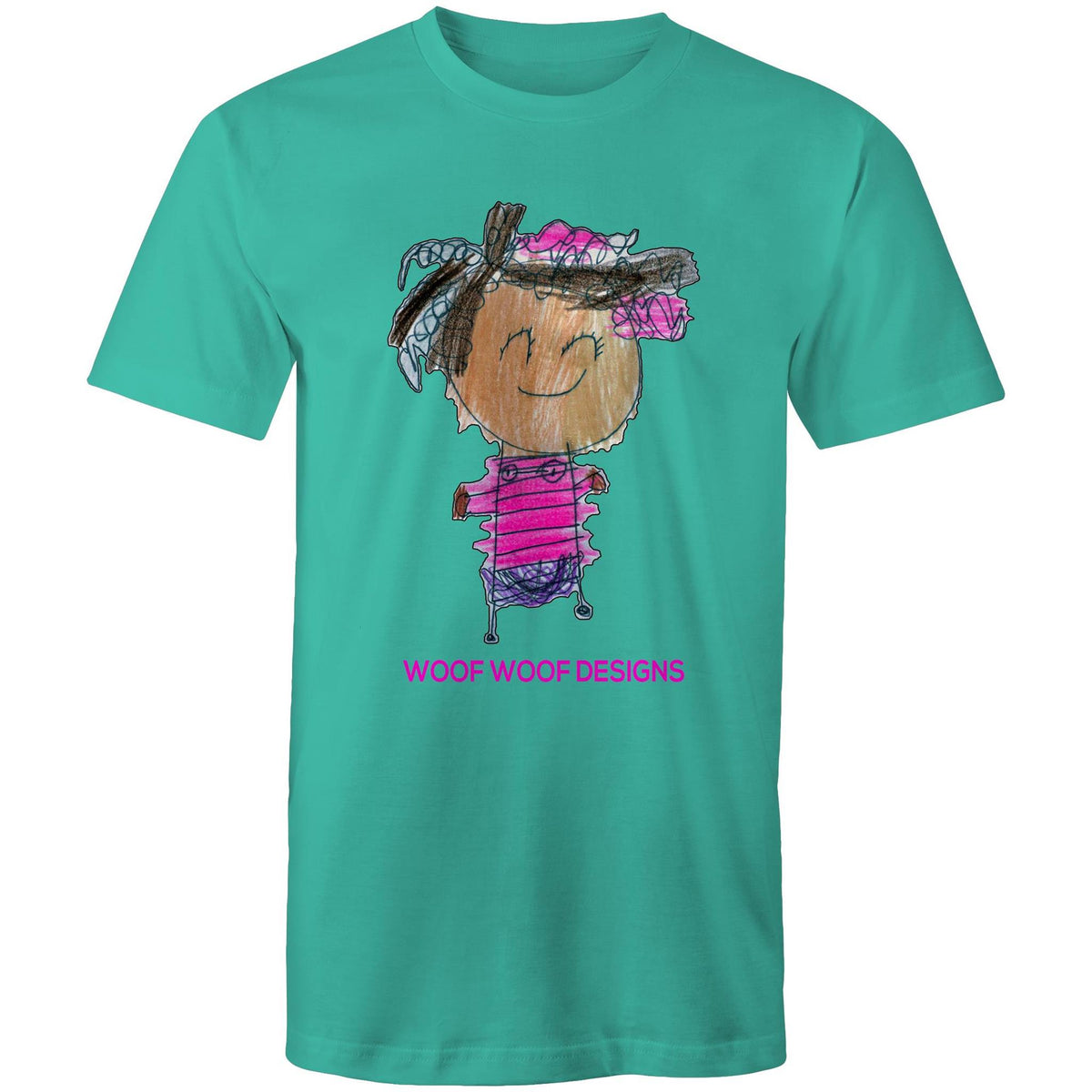 Party Siki artwork by Sikiraa on men’s as colour staple t-shirt, Teal