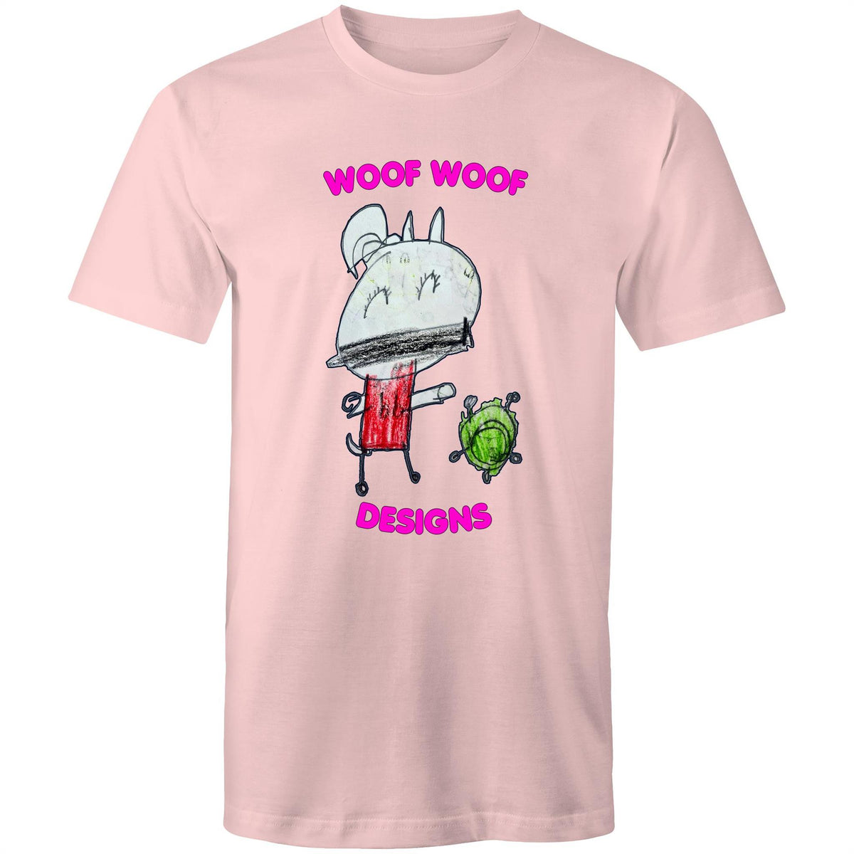 Coriny artwork by Sikiraa on men’s as colour staple t-shirt, Pink