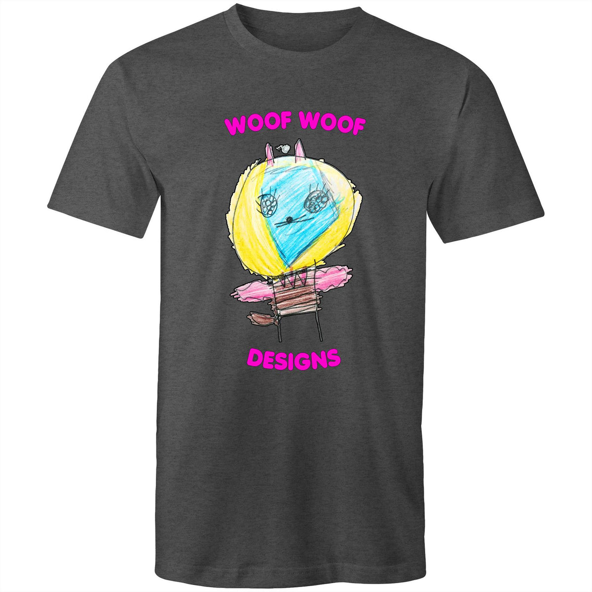 Space Ranger Cat artwork by Sikiraa on men’s as colour staple t-shirt, Asphalt Marle