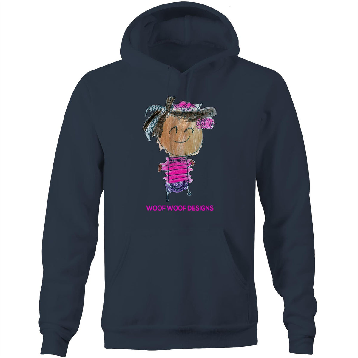 Party Siki artwork by Sikiraa on as colour stencil hoodie, Navy