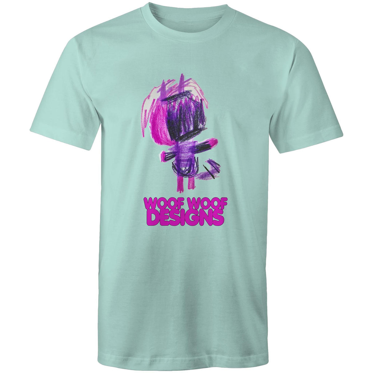 Purplee artwork by Sikiraa on men’s as colour staple t-shirt, Aqua