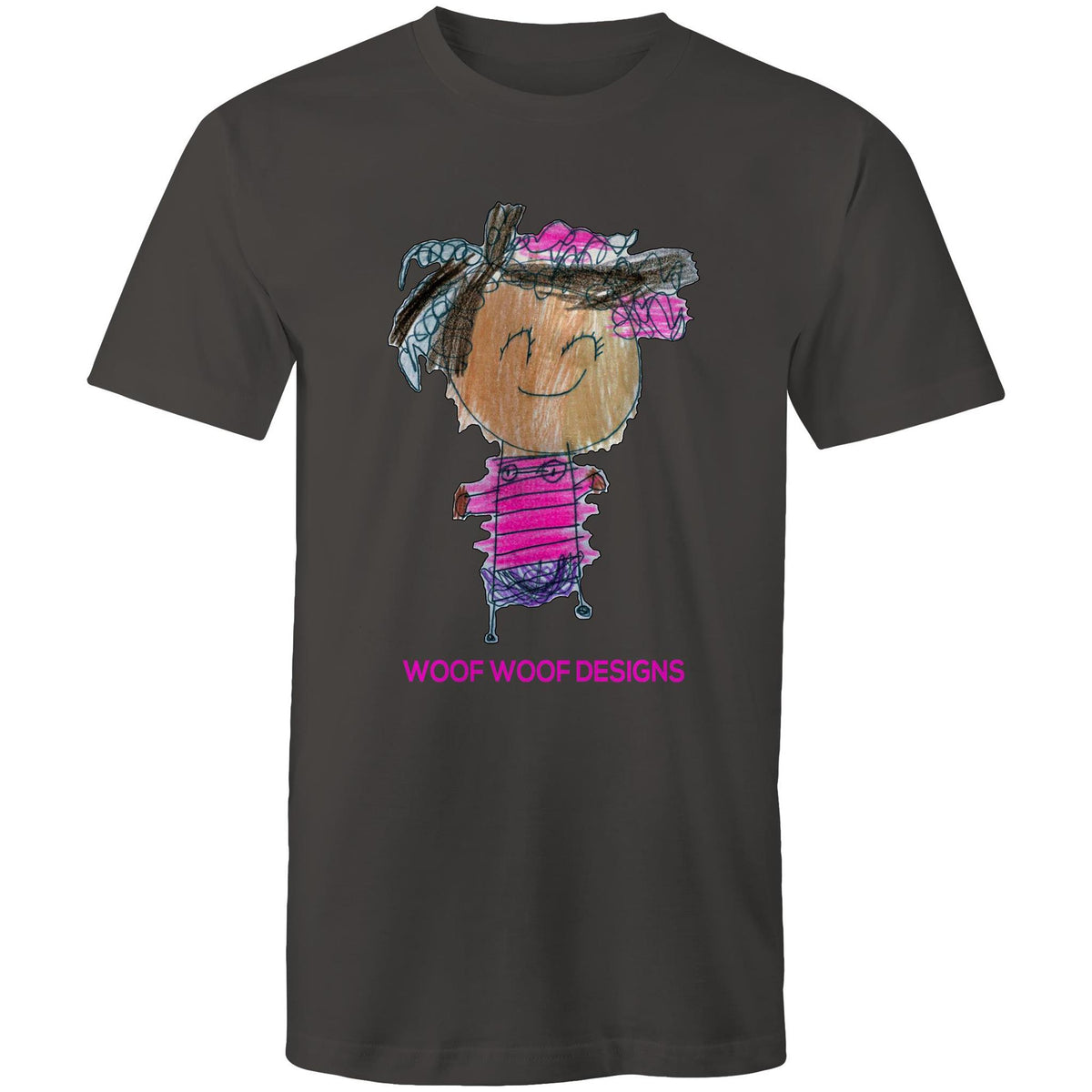Party Siki artwork by Sikiraa on men’s as colour staple t-shirt, Charcoal