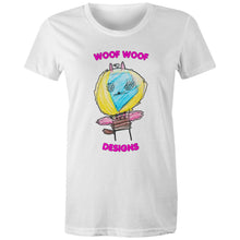 Load image into Gallery viewer, Space Ranger Cat - AS Colour - Women&#39;s Maple Tee
