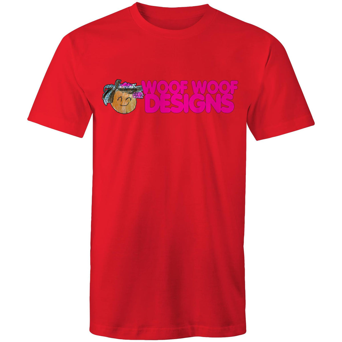 Siki Woof artwork by Sikiraa on men’s as colour staple t-shirt, Red