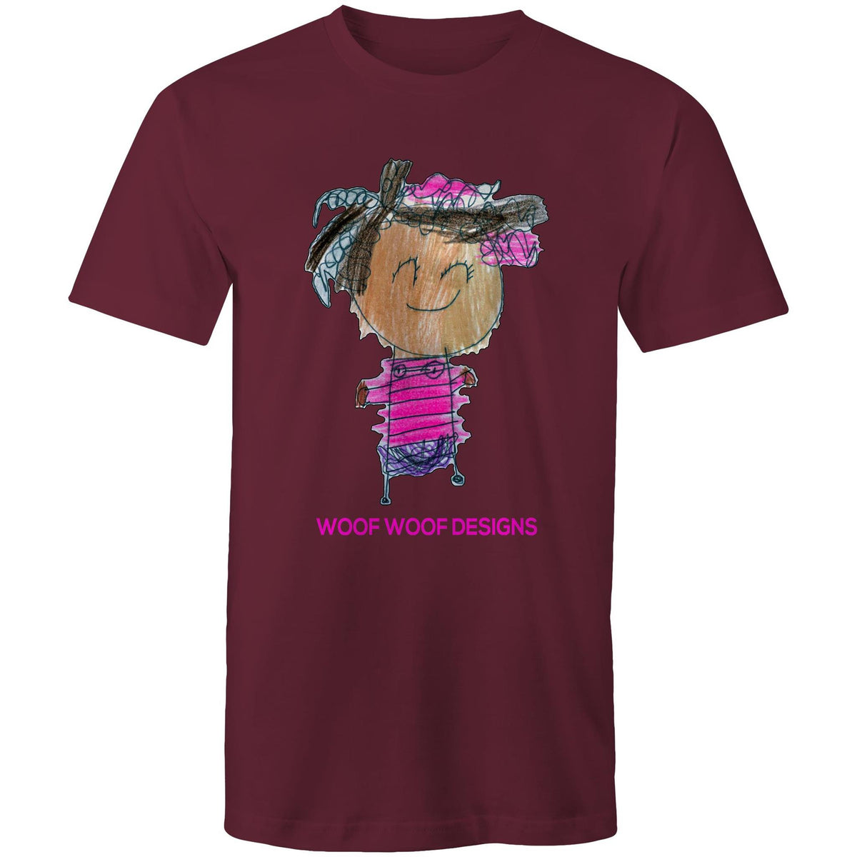 Party Siki artwork by Sikiraa on men’s as colour staple t-shirt, Burgundy