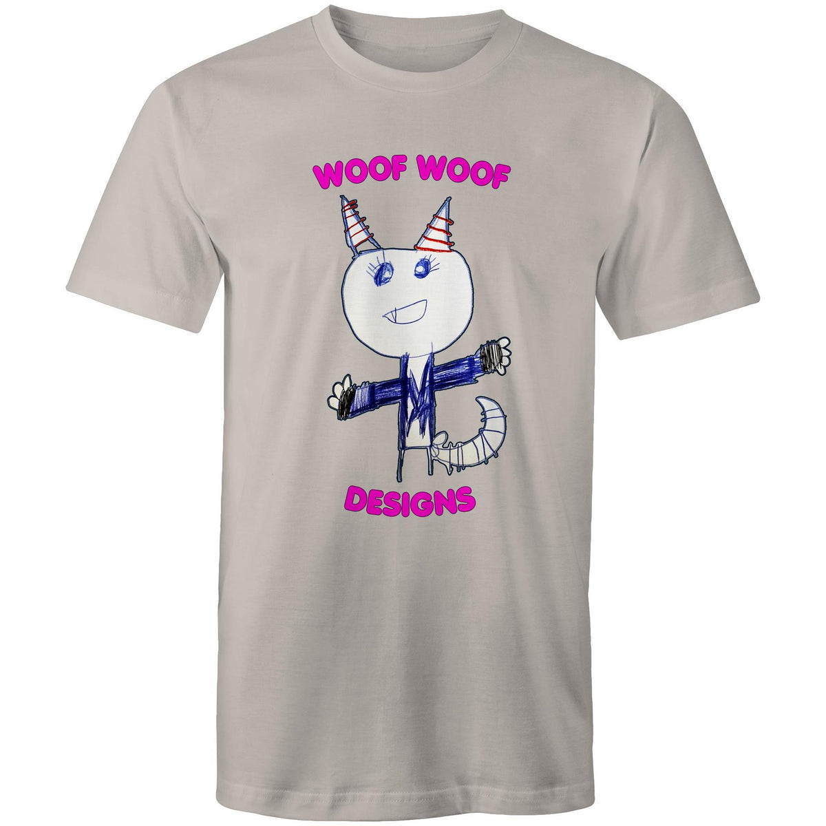 Knowy artwork by Sikiraa on men’s as colour staple t-shirt, Light Grey