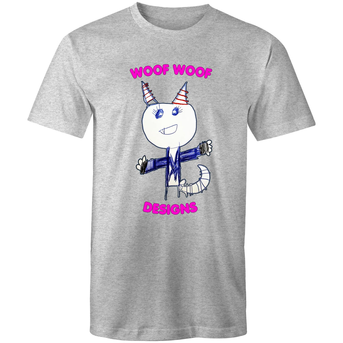 Knowy artwork by Sikiraa on men’s as colour staple t-shirt, Grey Marle