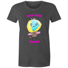 Load image into Gallery viewer, Space Ranger Cat - AS Colour - Women&#39;s Maple Tee
