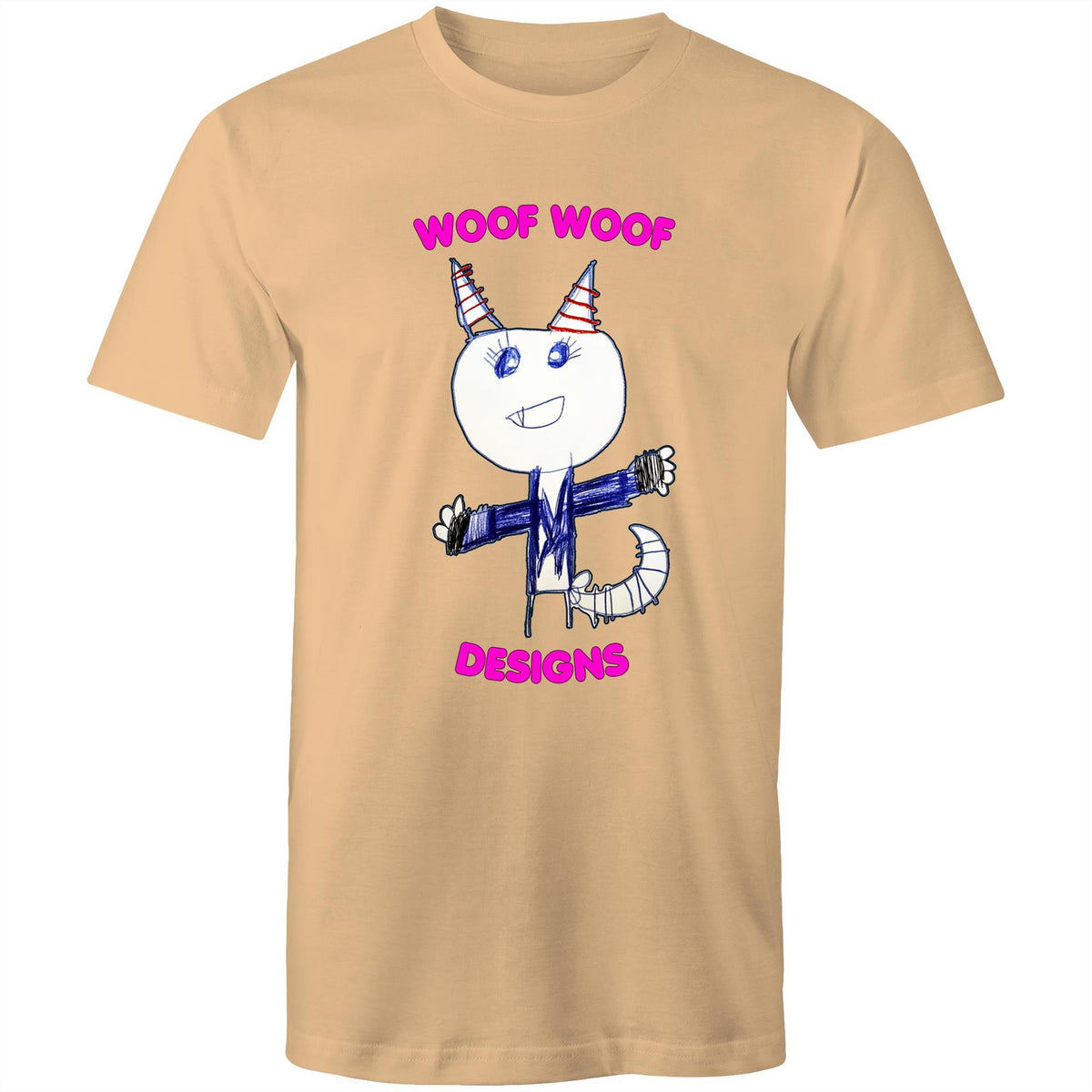 Knowy artwork by Sikiraa on men’s as colour staple t-shirt, Tan