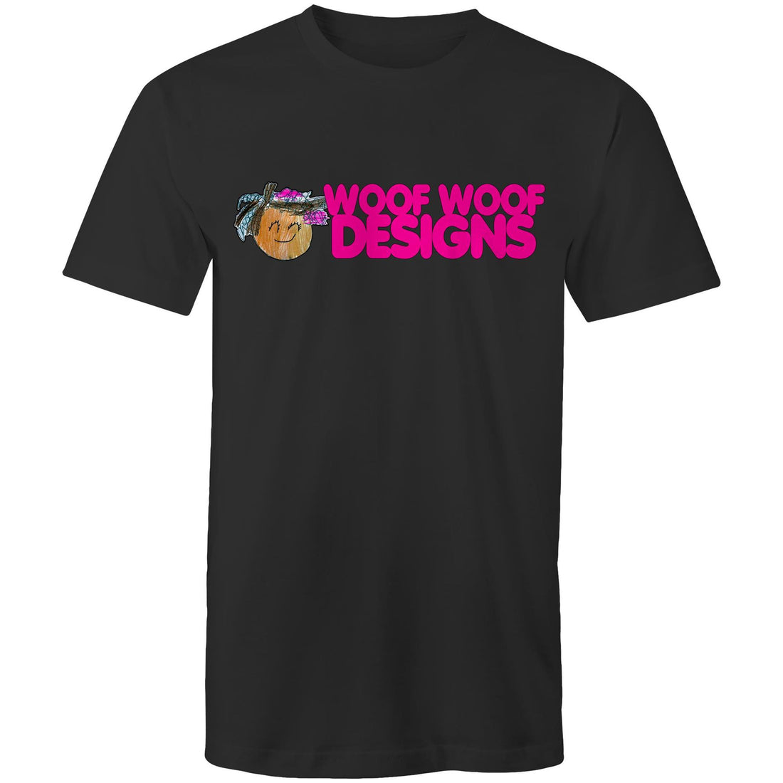 Siki Woof artwork by Sikiraa on men’s as colour staple t-shirt, Black