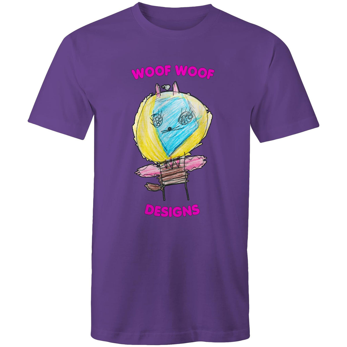 Space Ranger Cat artwork by Sikiraa on men’s as colour staple t-shirt, Purple