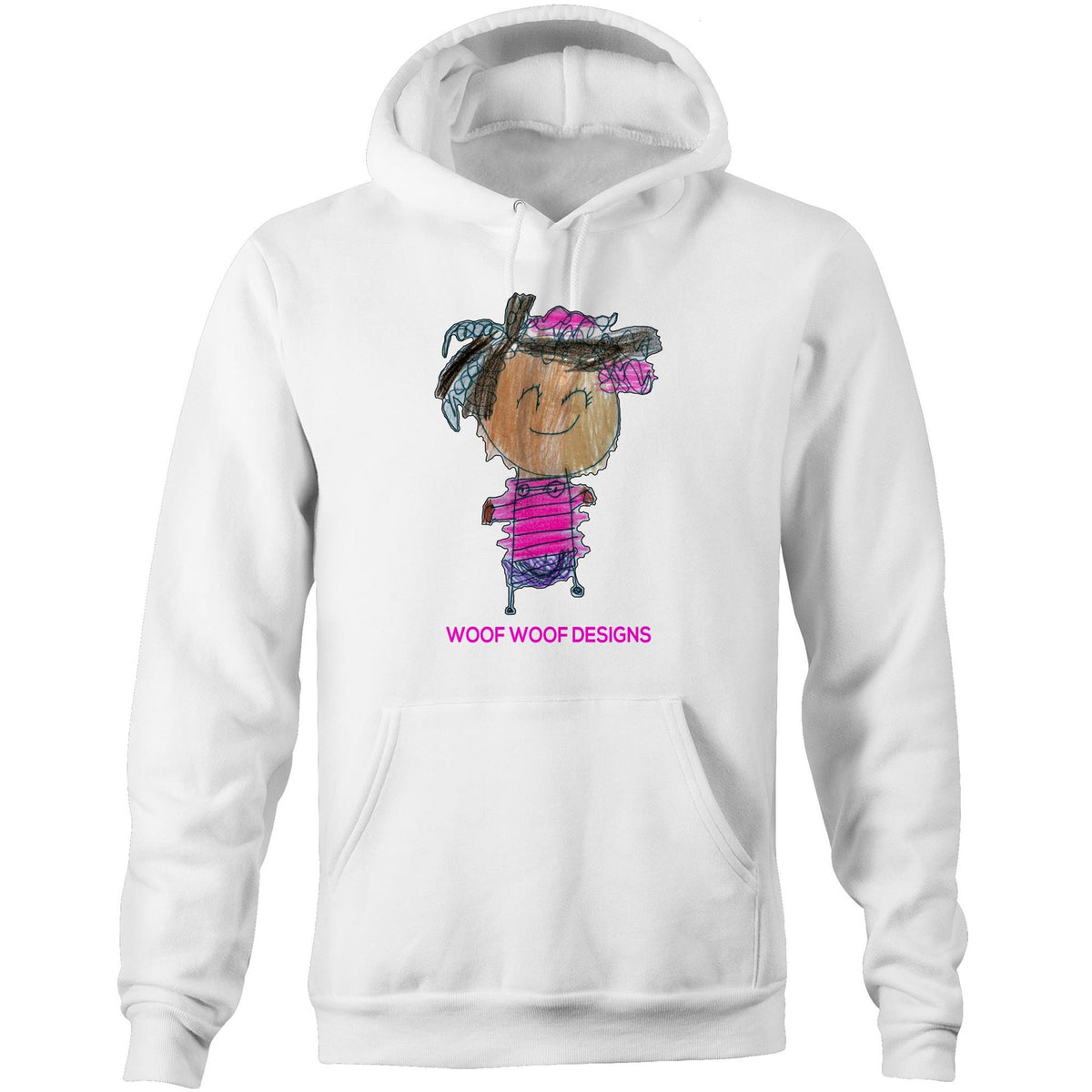 Party Siki artwork by Sikiraa on as colour stencil hoodie, White