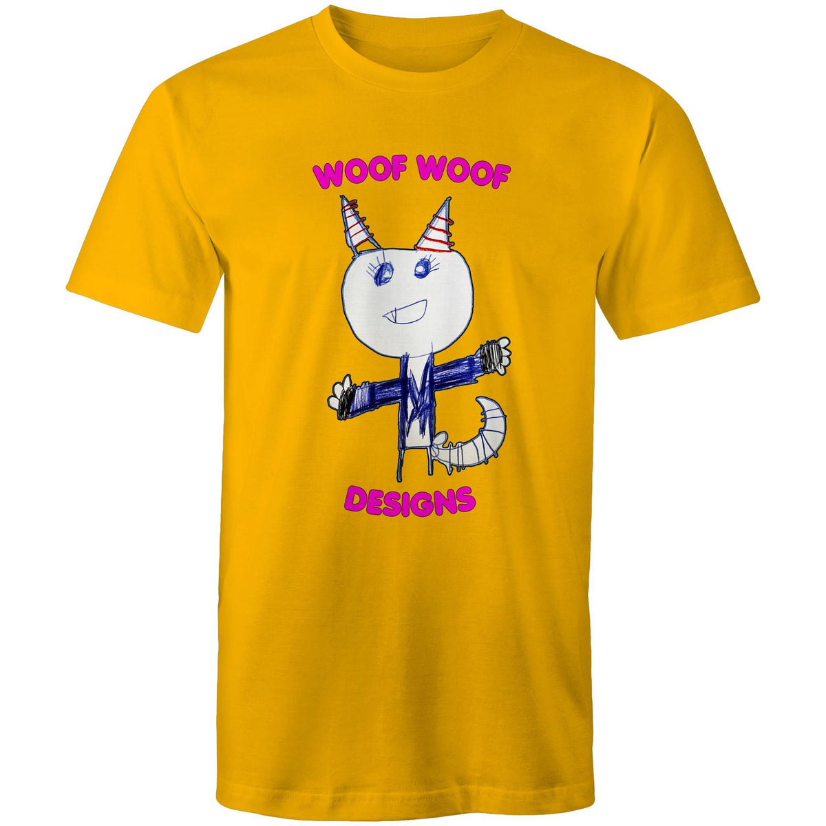Knowy artwork by Sikiraa on men’s as colour staple t-shirt, Gold