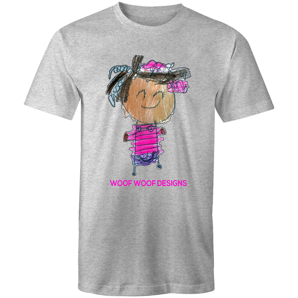 Party Siki artwork by Sikiraa on men’s as colour staple t-shirt, Grey Marle