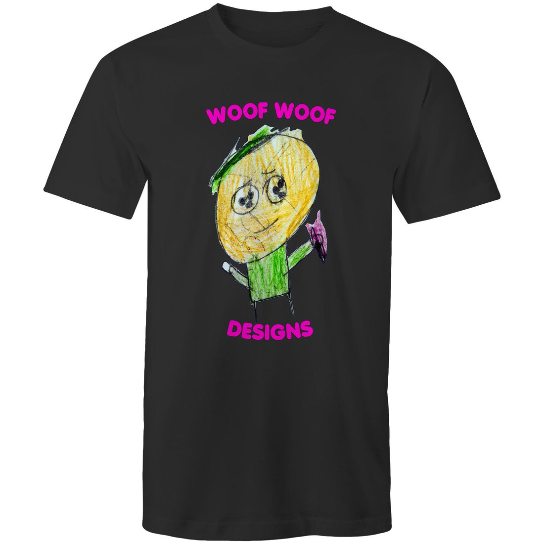 Splosy artwork by Sikiraa on men’s as colour staple t-shirt, Black