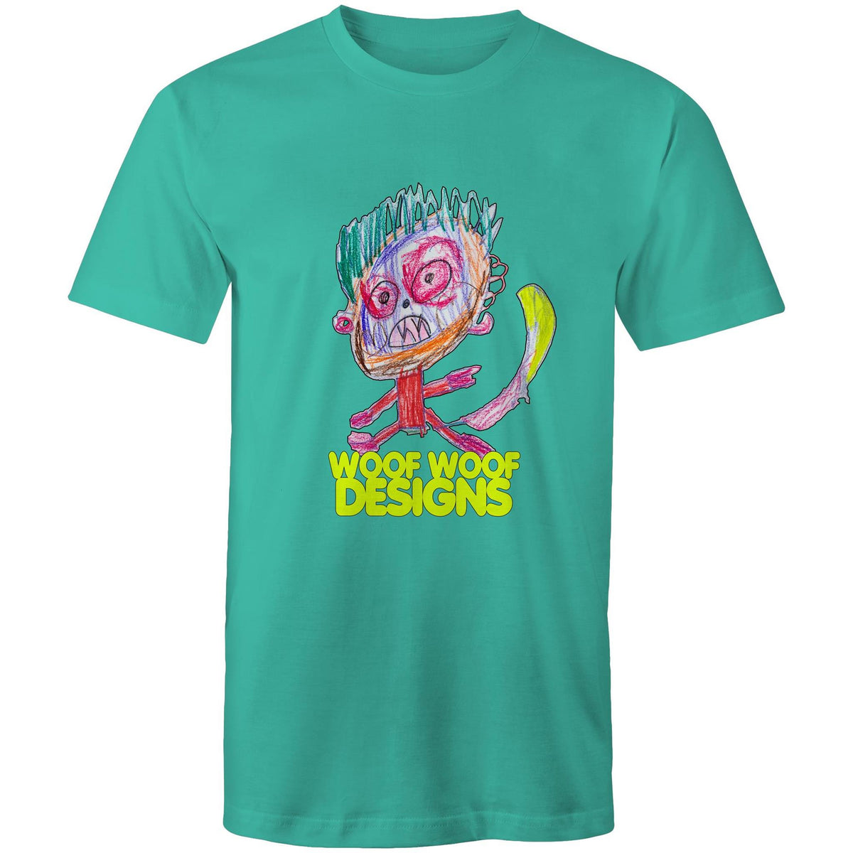 Monstro artwork by Sikiraa on men’s as colour staple t-shirt, Teal