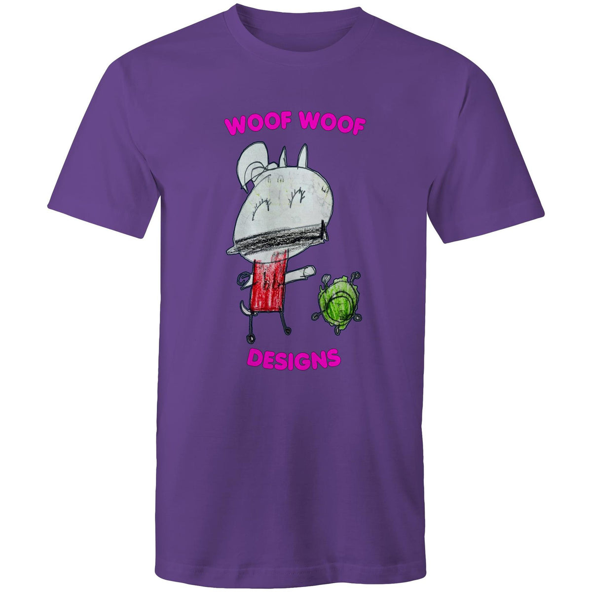Coriny artwork by Sikiraa on men’s as colour staple t-shirt, Purple