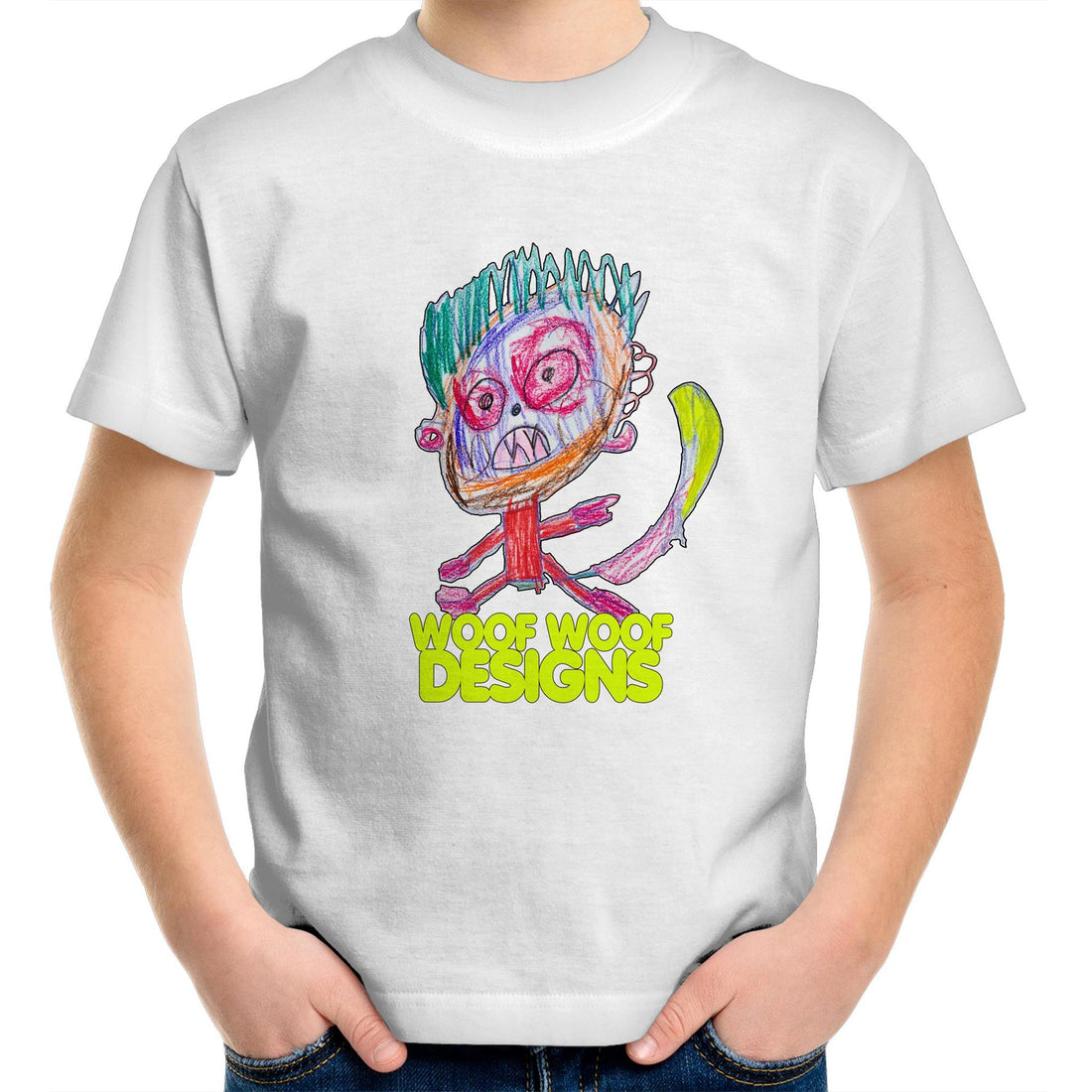 Monstro artwork by Sikiraa on sportage youth t-shirt, White