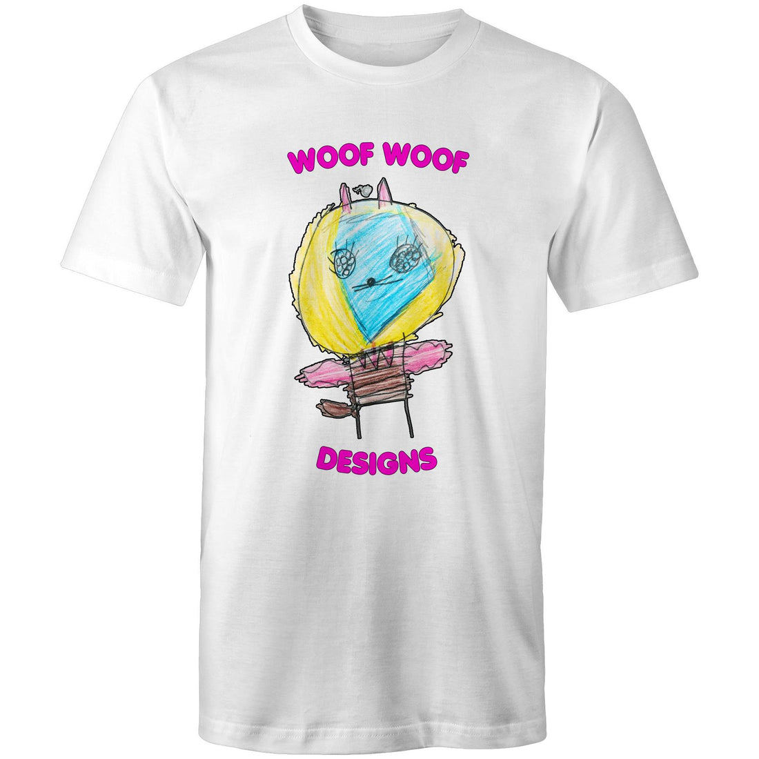 Space Ranger Cat artwork by Sikiraa on men’s as colour staple t-shirt, White