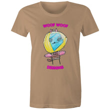 Load image into Gallery viewer, Space Ranger Cat - AS Colour - Women&#39;s Maple Tee
