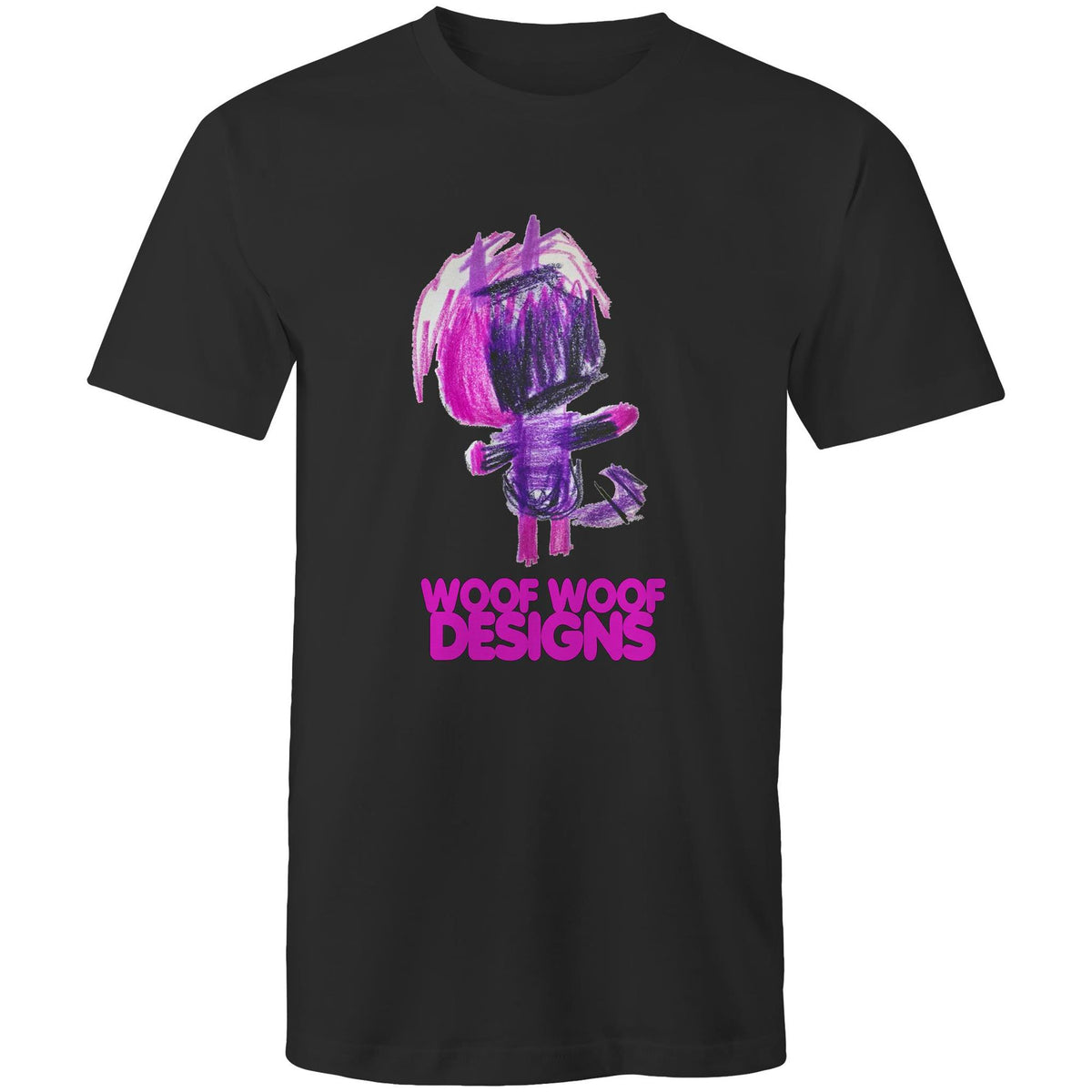 Purplee artwork by Sikiraa on men’s as colour staple t-shirt, Black