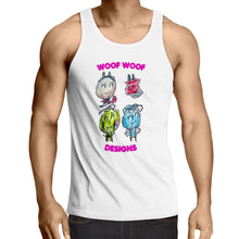 Load image into Gallery viewer, Woof Gang - AS Colour Lowdown - Mens Singlet Top
